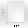 imagePlustek A4  Letter Size Document Carrier Sheets Pack of 5  Protects Fragile Paper and A3 Size Document by Folding Support Epson Brother Fujitsu and Canon Document Scanner