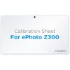 imagePlustek Calibration Control Sheet  for ePhoto Z300 Scanner only