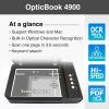 imagePlustek OpticBook 4900 Scanner with Bookmaker  Simplify scanning and Make Your PaperDocument Digitized ampamp Organized with Software to Archive Look up and Share Files