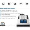 imagePlustek eScan SharePoint  Network Document Scanner Dedicated for Microsoft SharePoint and Office 365  Standalone PCLess 7 Color Touchscreen  50Sheet Automatic Document Feeder