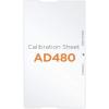 imagePlustek Calibration Control Sheet  for AD480 Document Scanner only