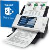 imagePlustek eScan SharePoint  Network Document Scanner Dedicated for Microsoft SharePoint and Office 365  Standalone PCLess 7 Color Touchscreen  50Sheet Automatic Document Feeder