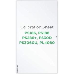 imagePlustek Calibration Control Sheet  for PS286 Plus PS186 PS188 PS30D PS3060U PL4080 Document Scanner only