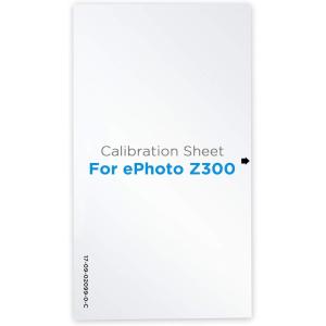 imagePlustek Calibration Control Sheet  for ePhoto Z300 Scanner only