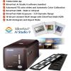 imagePlustek OpticFilm 8300i Ai Film Scanner  Converts 35mm Film ampamp Slide into Digital Bundle SilverFast Ai Studio 9  QuickScan Plus Include Advanced IT8 Calibration Target 3 Slide