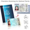 imagePlustek OpticSilm 550 Plus  High Speed Flatbed Passport and Card Scanner Scan PassportID Card just 15 Second Windows and Twain Compliant