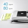imagePlustek PL4080  High Speed Versatile Scanner Flatbed  ADF All in one with 50 Sheet Document Feeder and A4 Size Flatbed scan Special Design Suit for Multi Folded documents