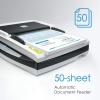 imagePlustek PL4080  High Speed Versatile Scanner Flatbed  ADF All in one with 50 Sheet Document Feeder and A4 Size Flatbed scan Special Design Suit for Multi Folded documents