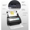 imagePlustek PSD300 Plus Document Scanner with ADF Directly scan to Cloud SharePoint Office 365 and Builtin Barcode Recognition Function