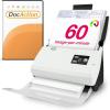 imagePlustek PS30D Duplex Document Scanner with 50 Sheet Auto Document Feeder ADF and searchable PDF Function by Abbyy OCR Support Mac and PC