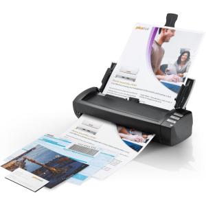 imagePlustek AD480  Desktop Scanner for Card and Document with 20 Page Paper Feeder and Exclusive Card Slot for Windows only