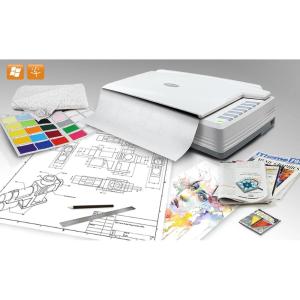 imagePlustek OpticPro A320L Large Format Flatbed Scanner  1600 dpi Optical